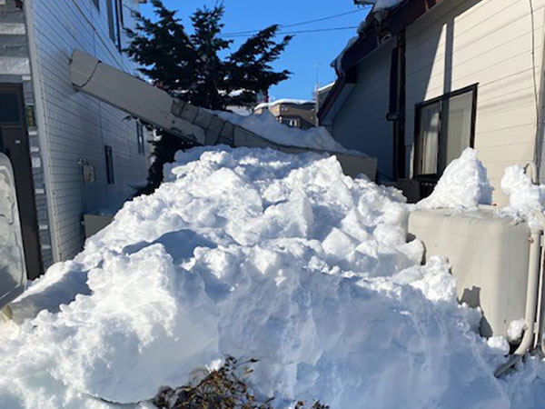 煙突撤去工事①