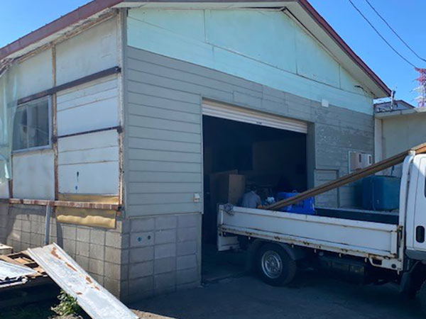 倉庫解体工事①