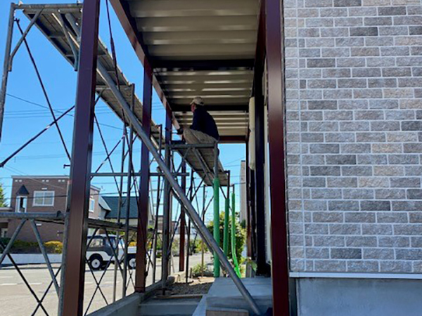 雪止め新設工事②