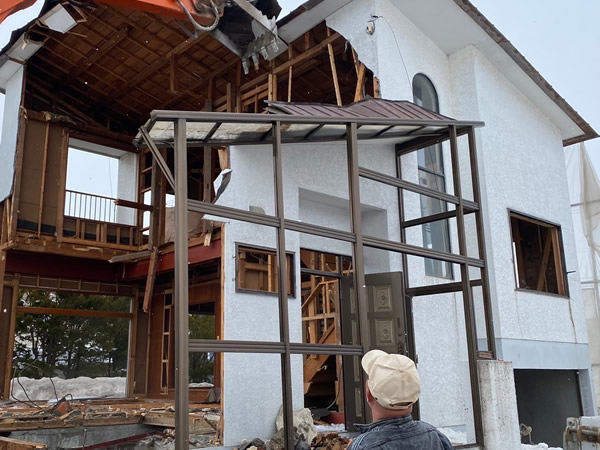 中沼解体工事②