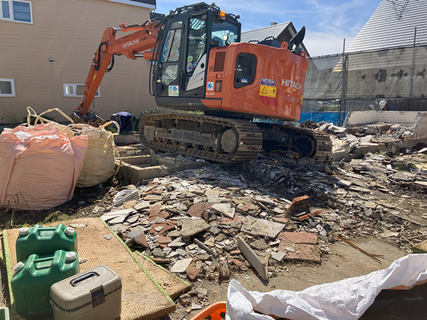 東区 戸建解体工事②