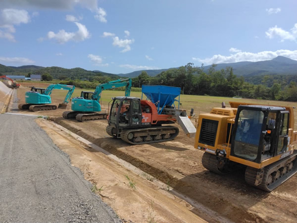ニセコ 土木工事現場③