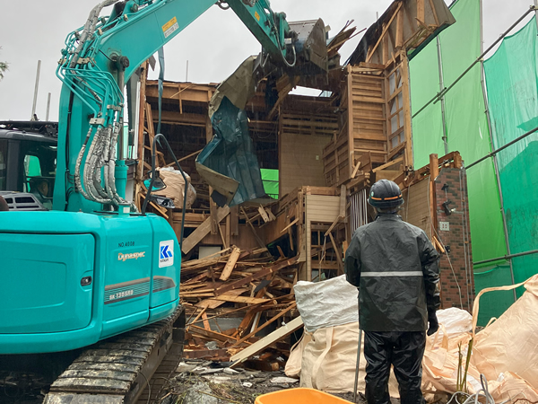 西区 戸建解体工事②