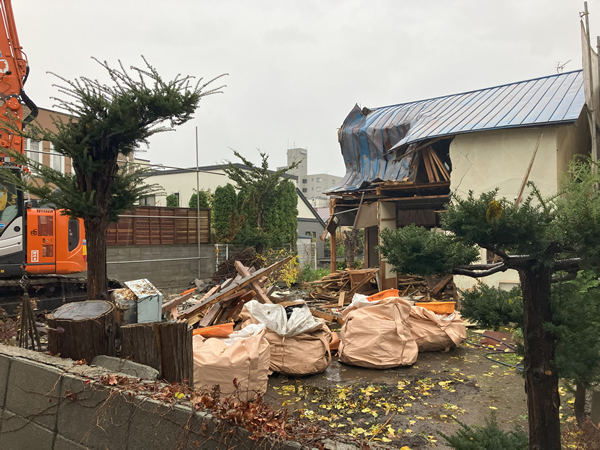 中央区 戸建解体工事②