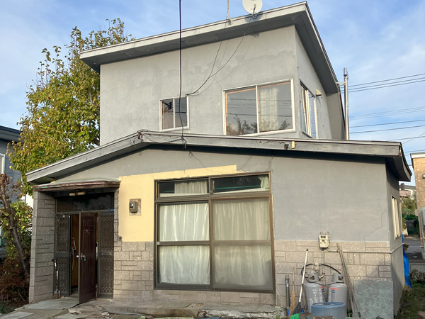 白石区 戸建解体①