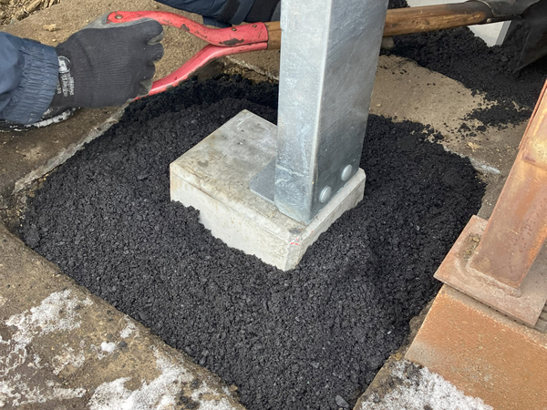 清田区 アスファルト補修②