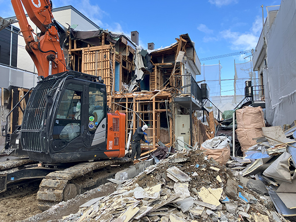 令和6年 2月 東区 アパート解体工事②