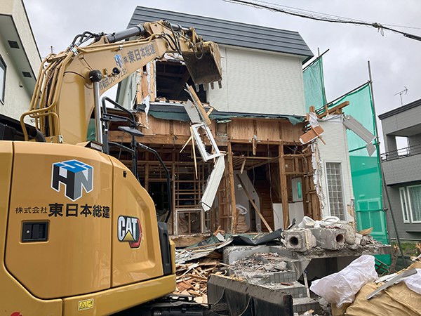 令和6年 4月 東区 戸建解体工事②