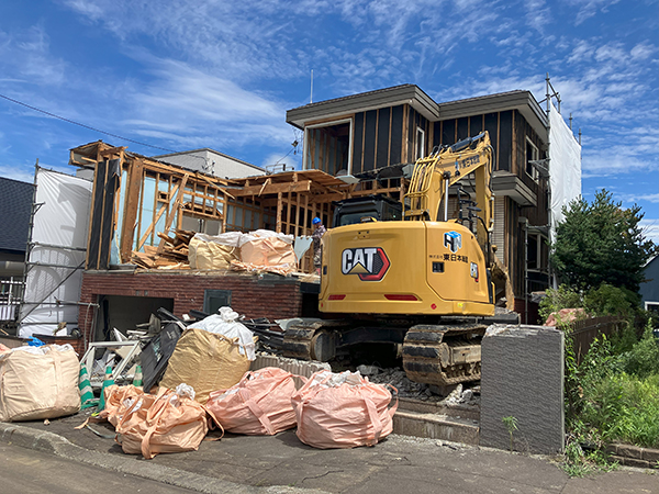 令和6年 8月 清田区 戸建解体工事②