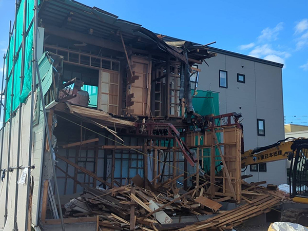 令和6年 8月 白石区 戸建解体工事②