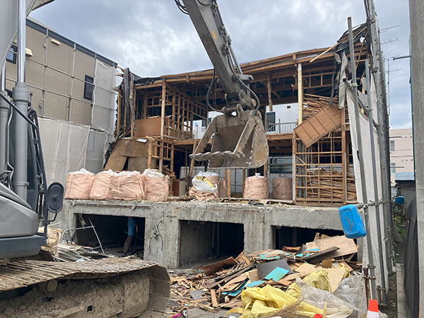 令和6年 9月 豊平区 アパート解体工事②