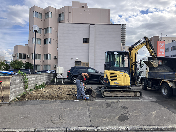 令和6年 10月 中央区 車庫新設工事②