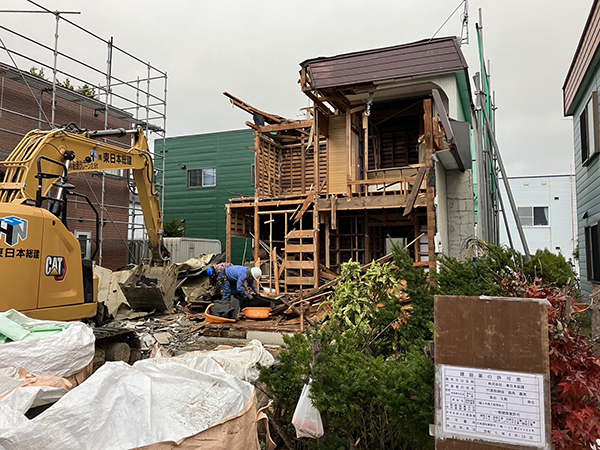 令和6年 11月 清田区 戸建解体工事②