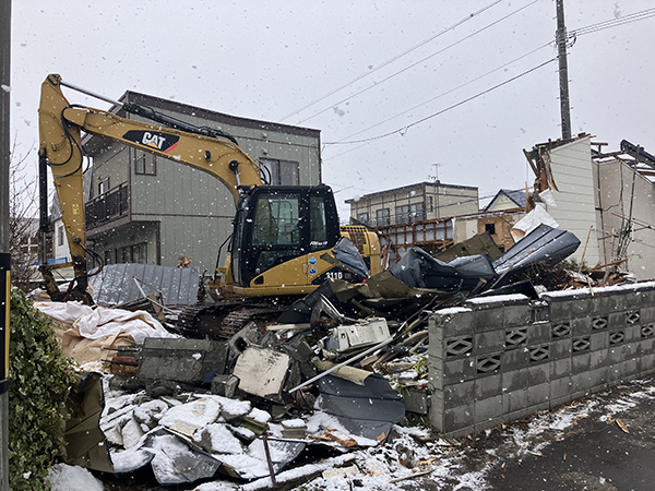 令和6年 12月 手稲区 戸建解体工事②