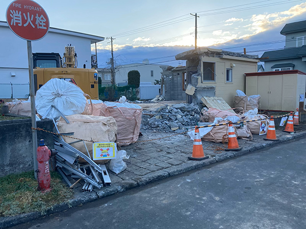 令和6年 12月 北広島市 戸建解体工事②
