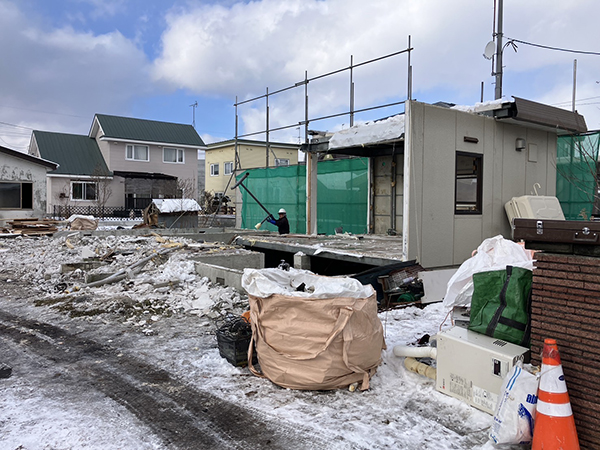 令和7年 1月 恵庭市 戸建解体工事②