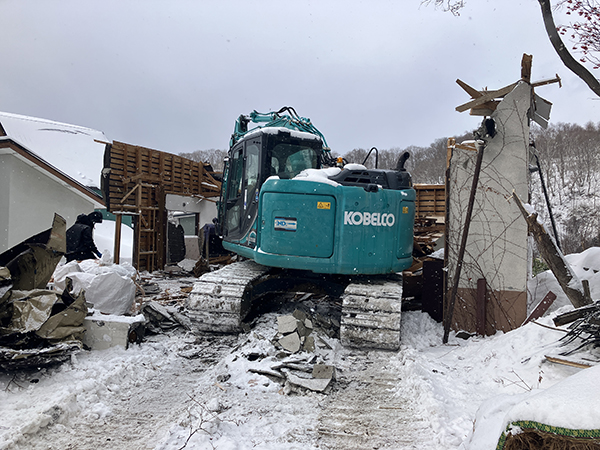 令和7年 1月 小樽市 戸建解体工事②
